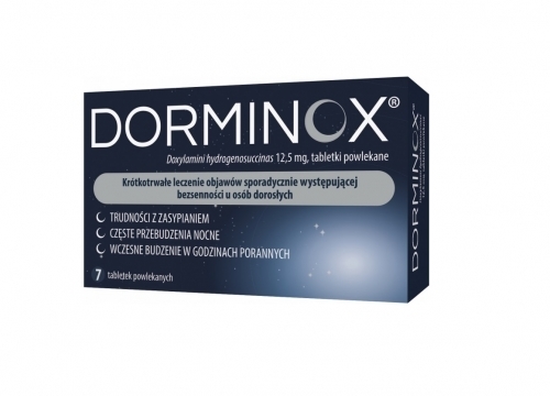 Zdjęcie DORMINOX 12,5 mg 7 tabletek