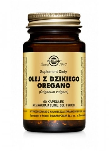 Zdjęcie SOLGAR Olej z dzikiego oregano 60 kapsułek