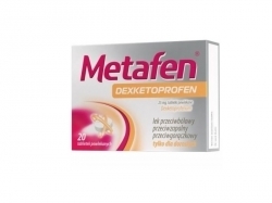 Zdjęcie METAFEN Dexketoprofen 25 mg 20 tabletek