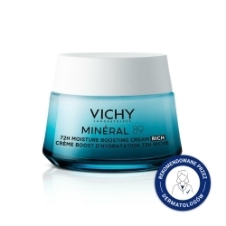 Zdjęcie VICHY MINERAL 89 RICH CREAM Krem nawilżająco-odbudowujący 72 h 50 ml