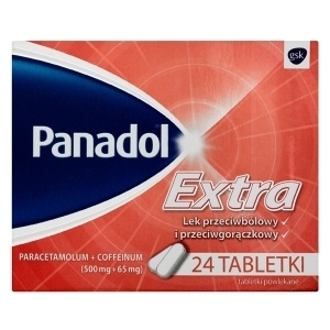 Zdjęcie PANADOL EXTRA 24 tabletek