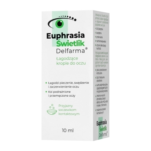 Zdjęcie EUPHRASIA Świetlik Krople do oczu 10 ml DELFARMA