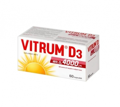 Zdjęcie VITRUM D3 4000 j.m. 60 kapsułek