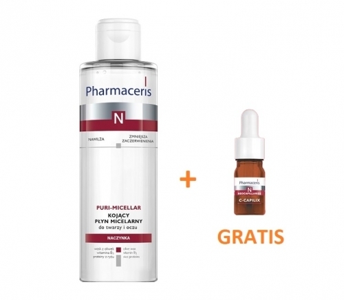 Zdjęcie PHARMACERIS N PURI-MICELLAR Płyn micelarny 200 ml + GRATIS