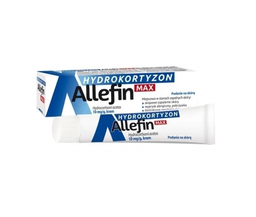 Zdjęcie HYDROKORTYZON ALLEFIN MAX 10 mg/g 15 g Krem