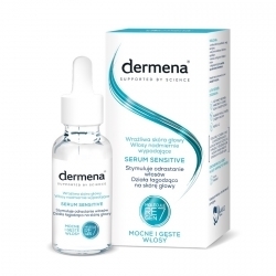 Zdjęcie DERMENA SENSITIVE Serum do wrażliwej skóry głowy i nadmiernie wypadających włosów 50 ml