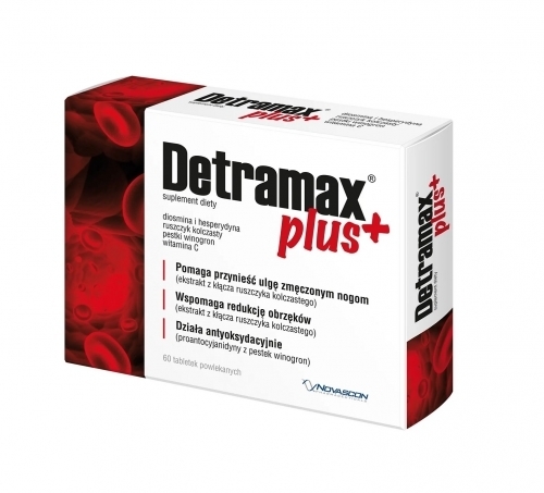 Zdjęcie DETRAMAX PLUS 60 tabletek