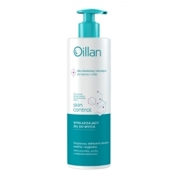 Zdjęcie OILLAN SKIN CONTROL Żel wygładzający do mycia 400 ml + OLEJKOWY ŻEL 50 ml W PREZENCIE