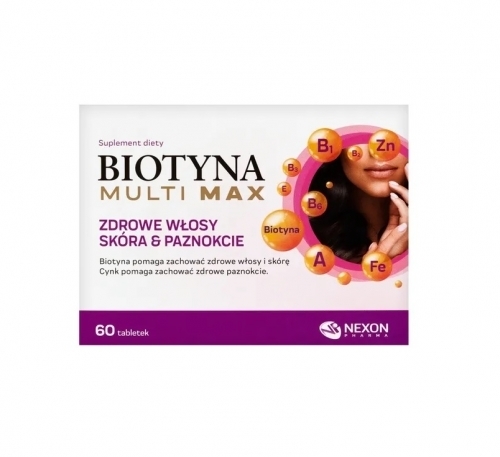 Zdjęcie NEXON PHARMA BIOTYNA MULTI MAX 60 tabletek