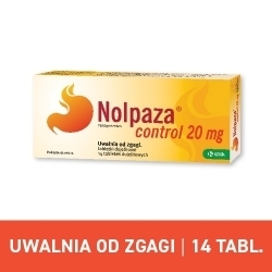 Zdjęcie NOLPAZA CONTROL 20 mg 14 tabletek