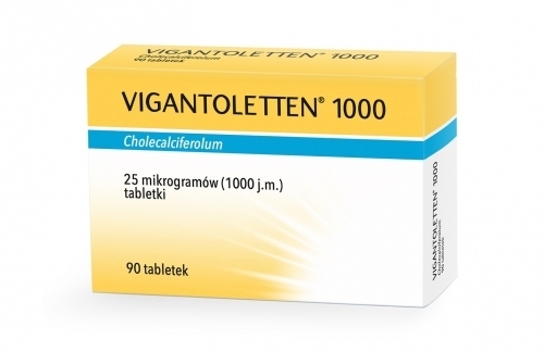 Zdjęcie VIGANTOLETTEN 1000 j.m. 90 tabletek
