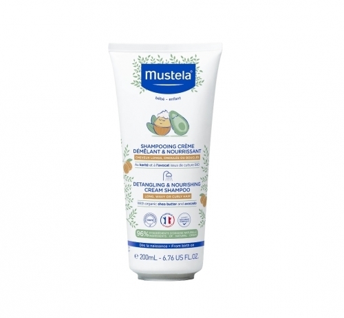Zdjęcie MUSTELA BEBE ENFANT Szampon odżywczy ułatwiający rozczesywanie włosów 200 ml