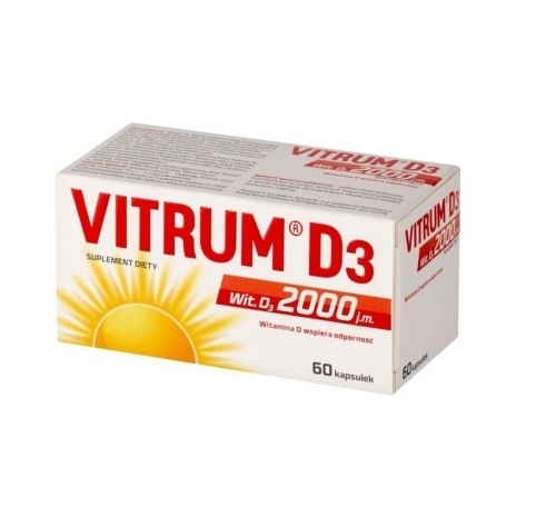 Zdjęcie VITRUM D3 2000 j.m. 60 kapsułek