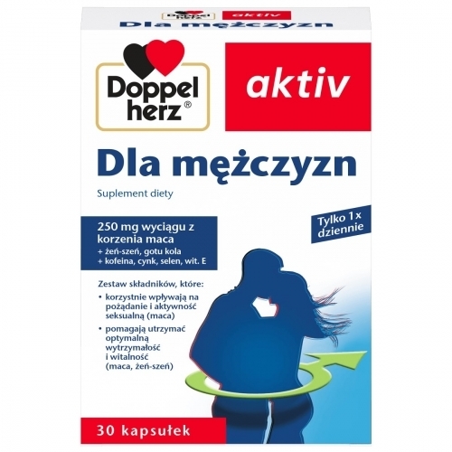 Zdjęcie DOPPELHERZ AKTIV Dla mężczyzn 30 kapsułek