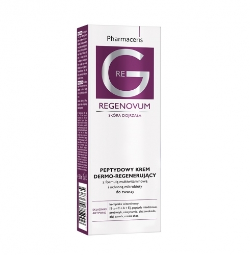 Zdjęcie PHARMACERIS G REGENOVUM PEPTYDOWY KREM DERMO-REGENERUJĄCY do twarzy 50 ml