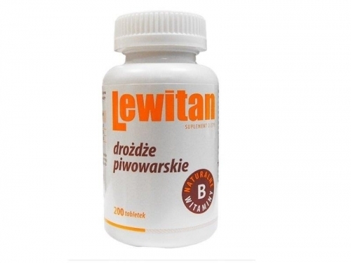 Zdjęcie LEWITAN drożdże piwowarskie 200 tabletek