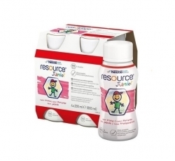Zdjęcie RESOURCE JUNIOR smak truskawkowy 4 butelki 200 ml DATA 07.01.2026