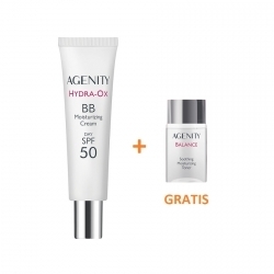 Zdjęcie AGENITY HYDRA-OX Nawilżający krem BB 10 LIGHT BEIGE na dzień SPF50+ 30 ml + Tonik 50 ml GRATIS
