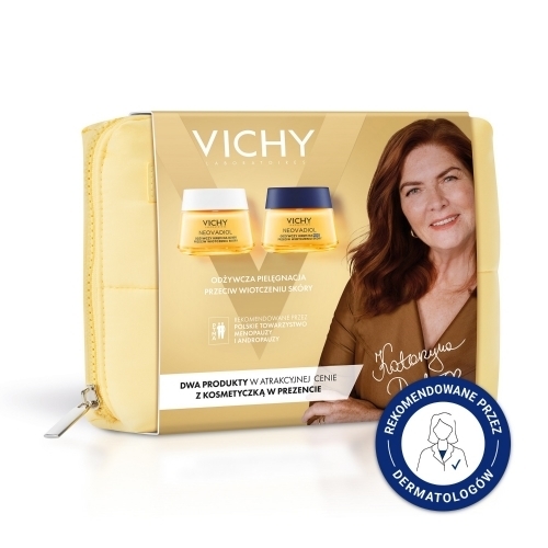 Zdjęcie VICHY ZESTAW NEOVADIOL POST-MENOPAUSE Krem na dzień 50 ml + Krem na noc 50 ml + kosmetyczka