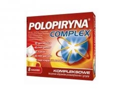 Zdjęcie POLOPIRYNA COMPLEX 500 mg+15,58 mg+2 mg 8 szesztek