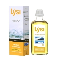 Zdjęcie LYSI OMEGA3 Tran islandzki o smaku cytrynowym 240 ml