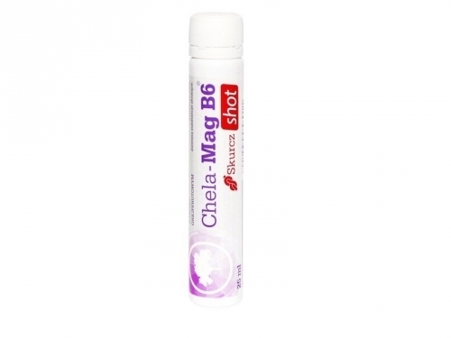 Zdjęcie OLIMP CHELA-MAG B6 SKURCZ SHOT o smaku grejpfrutowym 25 ml