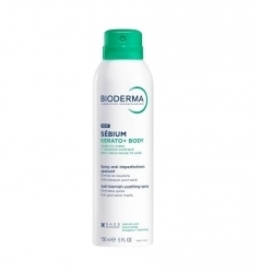 Zdjęcie BIODERMA SEBIUM KERATO+ BODY Kojący Spray przeciw niedoskonałościom 150 ml
