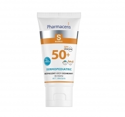 Zdjęcie PHARMACERIS S DERMOPEDIATRIC Krem bezpieczny ochronny dla dzieci SPF50 50 ml