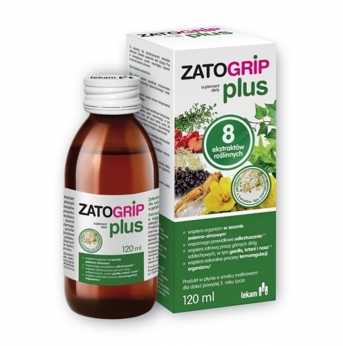 Zdjęcie ZATOGRIP PLUS syrop 120 ml