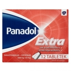Zdjęcie PANADOL EXTRA 12 tabletek