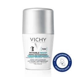 Zdjęcie VICHY DEO INVISIBLE RESIST Antyperspirant przeciw śladom 72 h skóra wrażliwa roll-on 50 ml