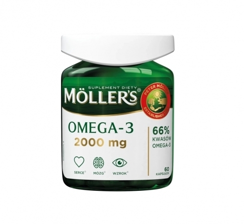 Zdjęcie MOLLER'S OMEGA-3 2000 mg 60 kapsułek