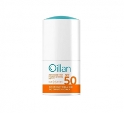 Zdjęcie OILLAN Roll-on przeciwsłoneczny SPF50+ do twarzy i ciała 50 ml