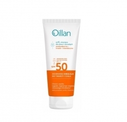 Zdjęcie OILLAN Ochronna emulsja przeciwsłoneczna SPF50+ 100 ml + OLEJKOWY ŻEL 50 ml W PREZENCIE