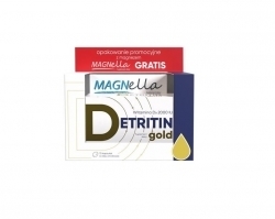 Zdjęcie ZESTAW DETRITIN GOLD 2000 j.m. 75 kapsułek + MAGNELLA 28 tabletek