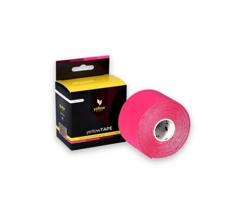 Zdjęcie YELLOWTAPE Taśma do kinesiotapingu 5 cm x 5 m różowa 1 sztuka