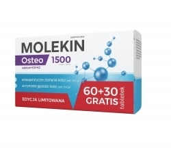Zdjęcie MOLEKIN OSTEO 60 tabletek (+ 30 tabletek gratis)