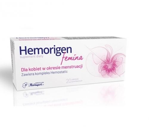 Zdjęcie HEMORIGEN FEMINA 20 tabletek