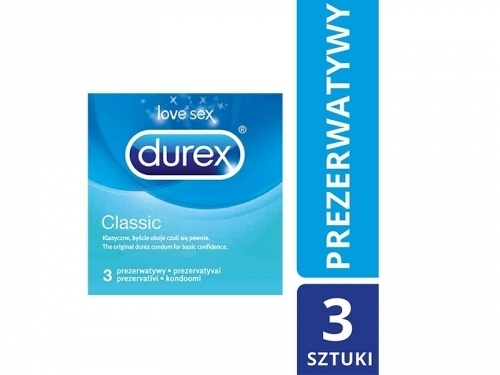 Zdjęcie DUREX Classic prezerwatywy 3 szt.