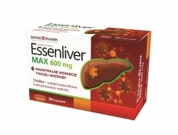 Zdjęcie ESSENLIVER MAX 600 mg 30 kapsułek