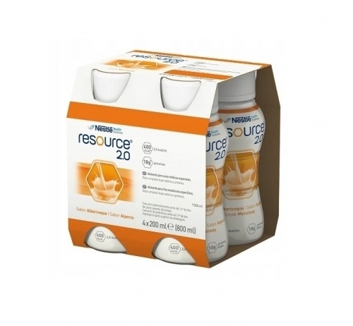 Zdjęcie RESOURCE 2.0 smak morela 4 butelki 200 ml