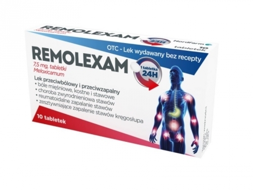 Zdjęcie REMOLEXAM 7,5 mg 10 tabletek
