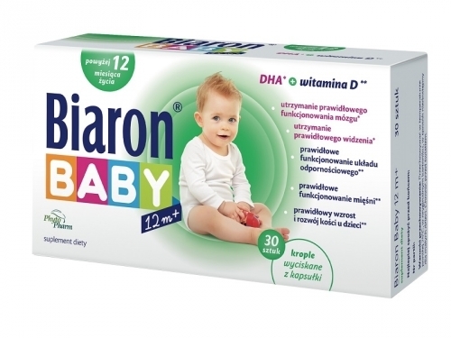 Zdjęcie BIARON BABY od 12. miesiąca życia 30 kapsułek twist-off