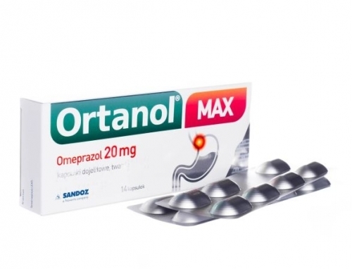 Zdjęcie ORTANOL MAX 20 mg 14 kapsułek Import Równoległy