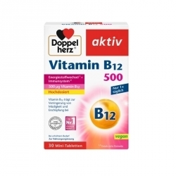 Zdjęcie DOPPELHERZ AKTIV Witamina B12 500 30 tabletek