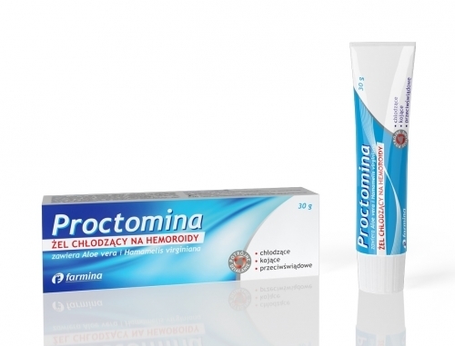 Zdjęcie PROCTOMINA Żel na hemoroidy chłodzący 30 g