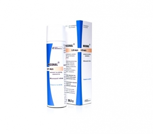 Zdjęcie MICONAL 3,29 mg/g aerozol na skórę 39,5 g