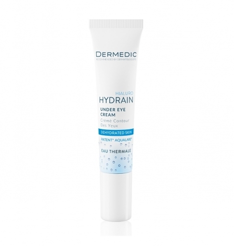 Zdjęcie DERMEDIC HYDRAIN HIALURO Krem pod oczy 15 ml + próbki GRATIS