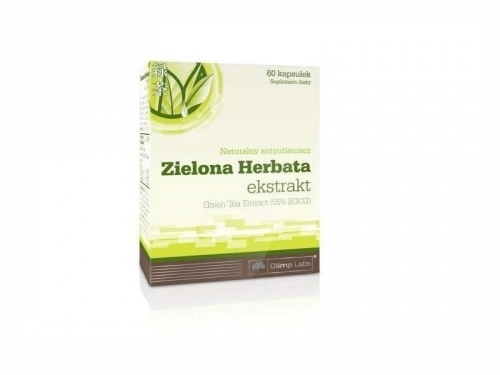 Zdjęcie OLIMP GREEN TEA ZIELONA HERBATA 60 kapsułek