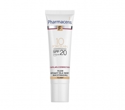 Zdjęcie PHARMACERIS F CAPILAR-CORRECTION Fluid kryjący SPF20 10 PORCELAIN 30 ml